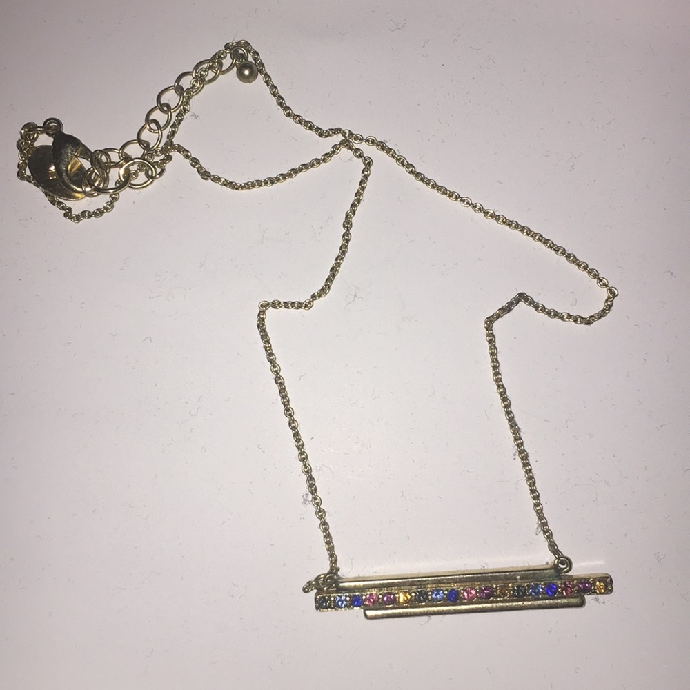 Colorful Pave Necklace